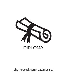 diploma icon , education icon vector