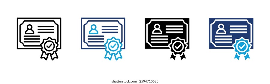 Diploma Icon Element For Design