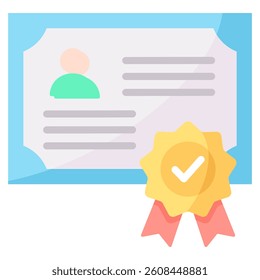 Diploma Icon Element For Design
