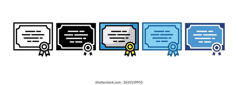 Diploma Icon Element For Design