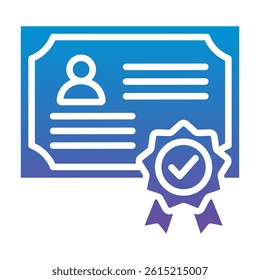 Diploma Icon Element For Design