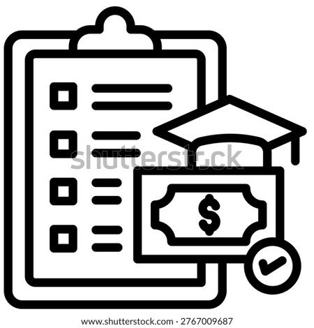 Diploma Icon Element For Design