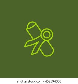  Diploma icon flat.
