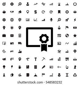 diploma icon illustration isolated vector sign symbol