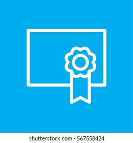 diploma icon illustration isolated vector sign symbol