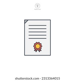 Diploma icon symbol template for graphic and web design collection logo vector illustration