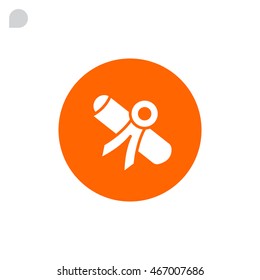 Diploma icon vector.