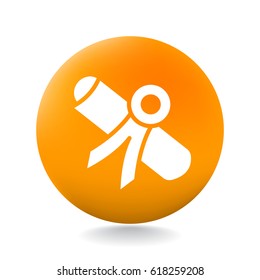 Diploma icon vector.