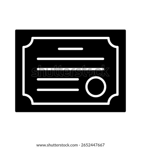 Diploma icon vector. certificate illustration sign. studies symbol or logo.