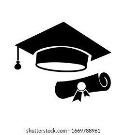 diploma icon vector illustration sign