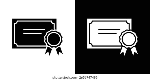 Gráficos escalables del Vector del icono del diploma