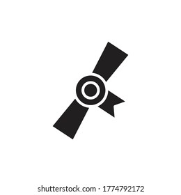 diploma icon vector sign symbol