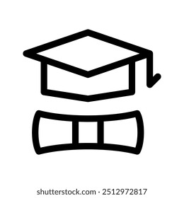 Diploma Icon Vector Symbol Design Illustration
