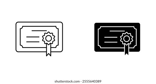 Diploma icons for app and websites.