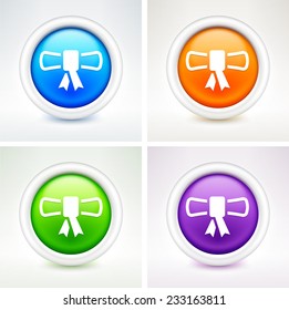 Diploma on Multi Color Round Buttons