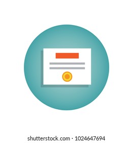 diploma online study book flat illustration icon online study university book flat illustration icon online flat diploma student progress computer read market science banner site education library