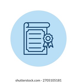 Diploma pentaglow, Vector, píxel perfecto, archivo ilustrador 