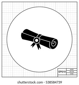 Diploma Scroll Icon