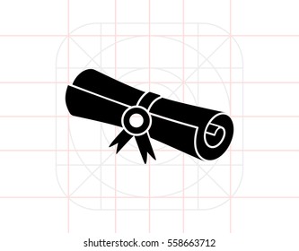 Diploma Scroll Icon