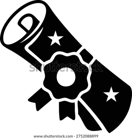 Diploma Scroll Icon - Graduation and Academic Success