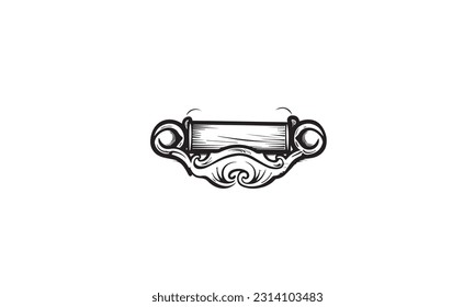 diploma scroll vector logo design