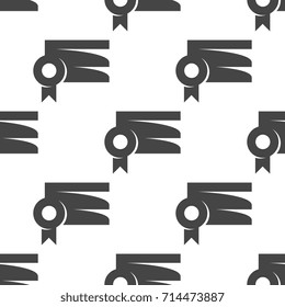 Diploma seamless pattern. Vector illustration for backgrounds