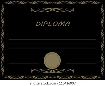 Diploma template