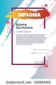 Diploma template
