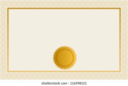 Diploma Template Jpeg Version Available Gallery Stock Vector (Royalty ...