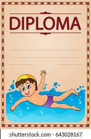 Diploma theme image 5 - eps10 vector illustration.