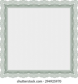 Diplom. Vector Certificate Template.Mit hochwertigem guilloche Muster. Hervorragendes Design. 