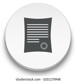 diploma vector icon