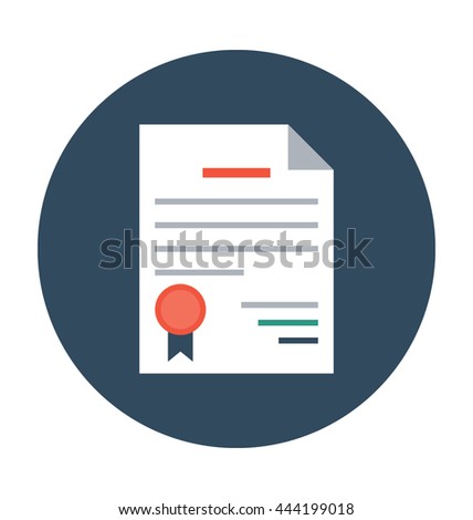 Diploma Vector Icon