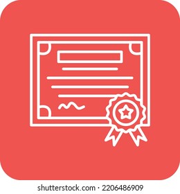 Diploma vector icon. Can be used for printing, mobile and web applications.
