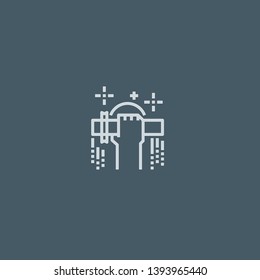 Diploma vector icon. Diploma concept stroke symbol design. Thin graphic elements vector illustration, outline pattern for your web site design, logo, UI. EPS 10.