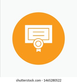 Diploma. Vector Icon Template background