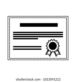 diploma vector illustration