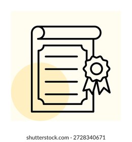 Diploma vector, pixel perfect, illustrator file 