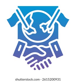 Diplomacy Icon Element For Design