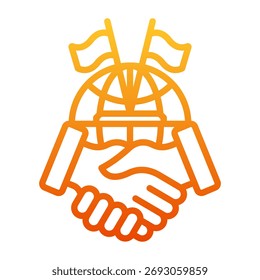 Elemento De Icono De Diplomacia Para Diseño Y Vector
