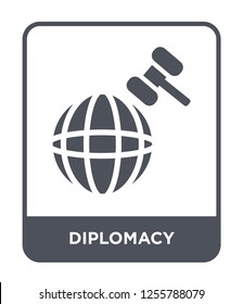 Diplomacy Icon Vector On White Background Stock Vector (royalty Free 