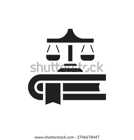 Diplomacy Prerogatives Filled Icon Vector Illustration