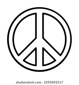 Diplomacy Vector Line Icon Design
