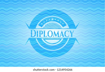 Diplomacy water emblem.