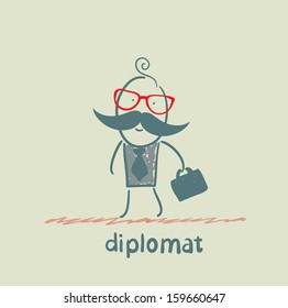diplomat goes to work