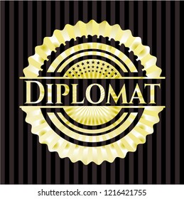 Diplomat golden badge