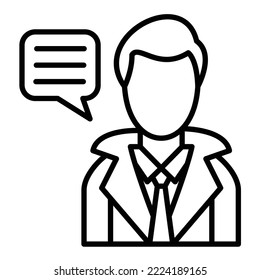 Diplomat icon vector image. Can also be used for web apps, mobile apps and print media.