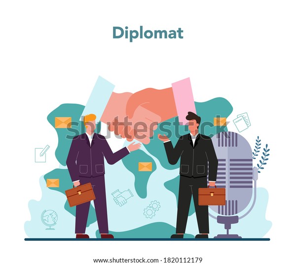 Diplomat Profession Idea International Relations Government Stock ...