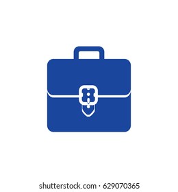 Diplomatic bag icon vector