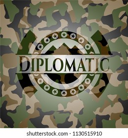 Diplomatic camouflage emblem